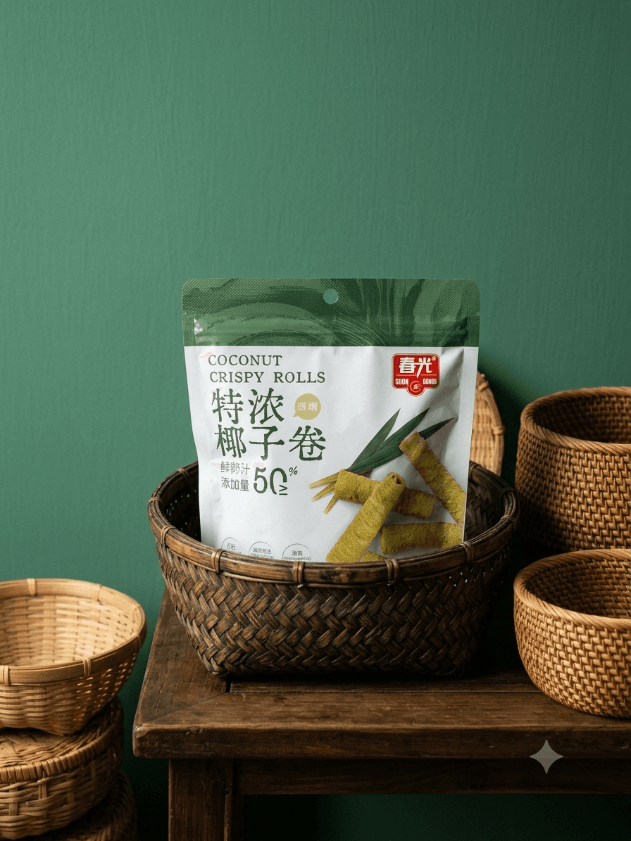 Coconut Crispy Roll Pandan